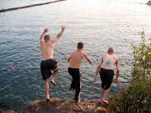 Cliff Jumping 9