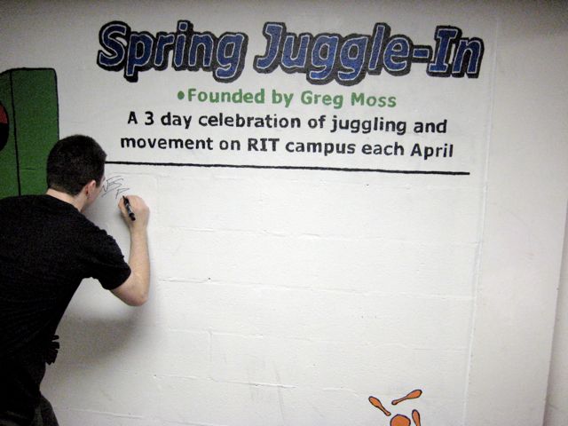 Signing the Wall 1