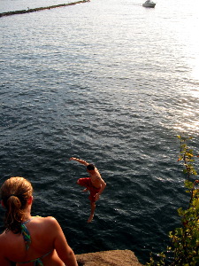 Cliff Jumping